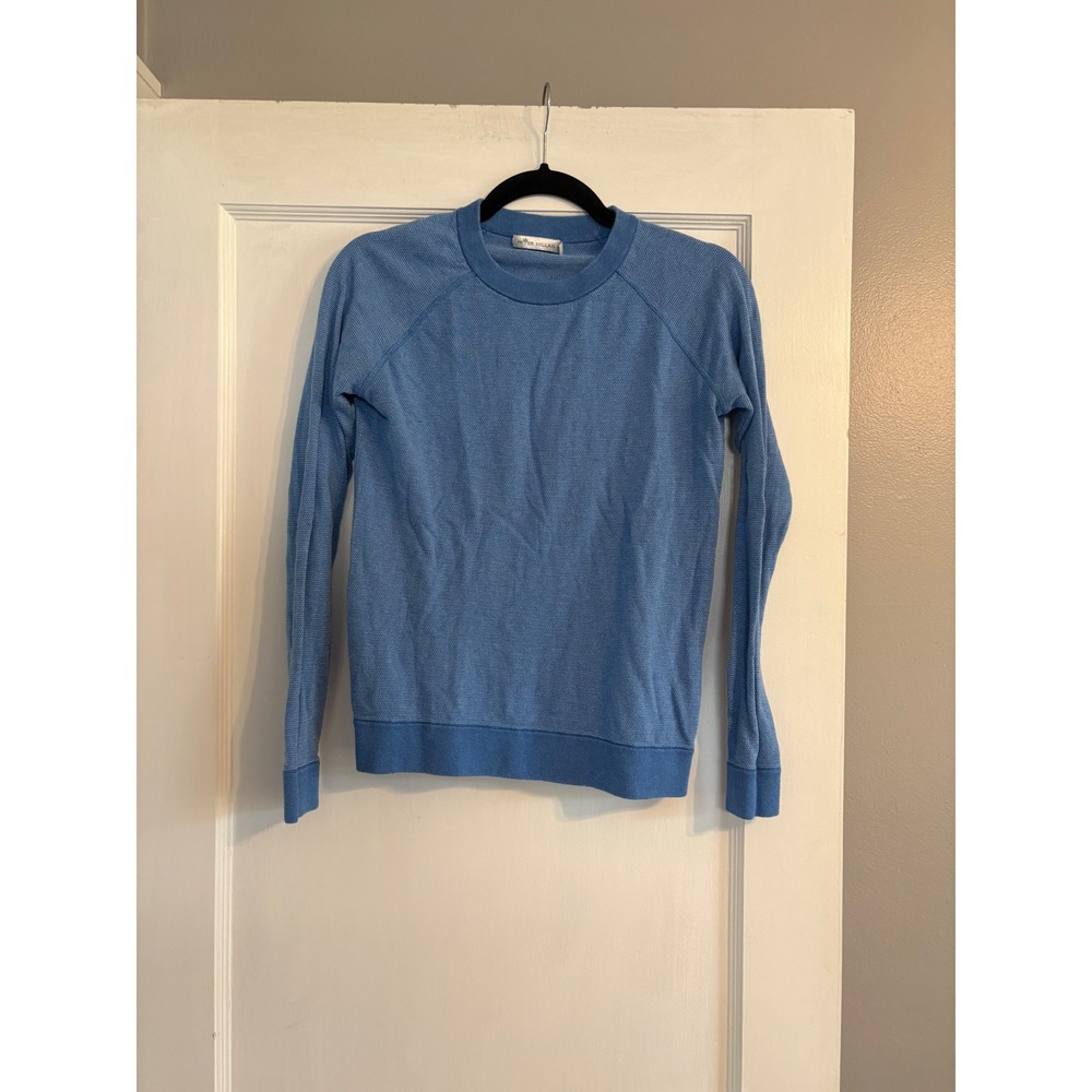Men's Peter Millar Blue Crewneck Sweater Size Small